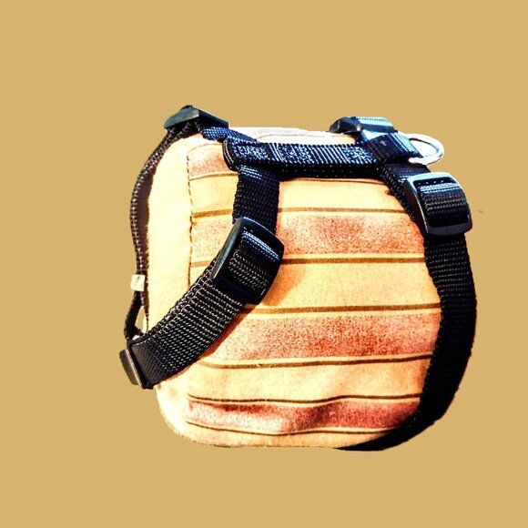 Small DOG Harness ~ No-Pull, H-Type, 5/8" Nylon Web-Strap ~ Adjustable 14"- 20" - Picture 2 of 11